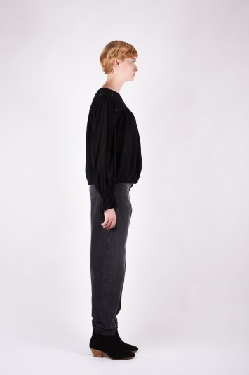 ISABEL MARANT ÉTOILE rock embroidered blouse