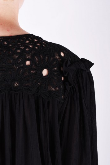 ISABEL MARANT ÉTOILE rock embroidered blouse