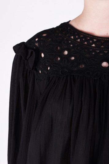 ISABEL MARANT ÉTOILE rock embroidered blouse