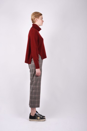 SOFIE D'HOORE plaid cropped trousers