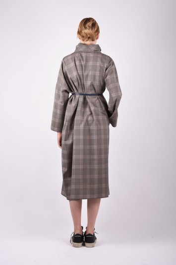 SOFIE D'HOORE checked belted dress